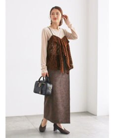 Te chichi ベロアレースキャミソール