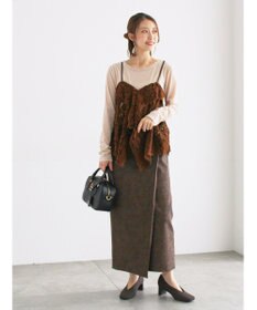 Te chichi ベロアレースキャミソール