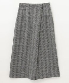 ANY 【ウエストゴム】ラップ風ガウチョパンツ