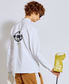 PW CIRCULUS 【吸水速乾 /  UV遮蔽率99.9% UVカット / ストレッチ】【MEN】アニマルグラフィックロングスリーブモックT  ゴルフ