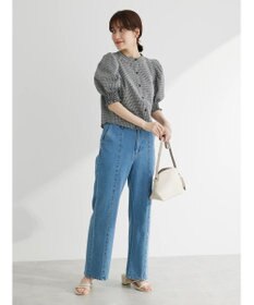 Green Parks ・ＥＬＥＮＣＡＲＥ　ＤＵＥ　バックスリットデニムパンツ