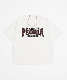 WEGO 【機能T】接触冷感アクセ付きグラフィックT