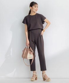 組曲 【吸湿・冷感・UVケア】スタイルアップジャージー パンツ