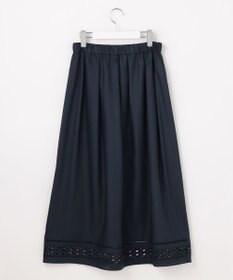 J.PRESS LADIES スパンソフトクロス刺繍 スカート