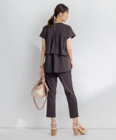 組曲 【吸湿・冷感・UVケア】スタイルアップジャージー パンツ