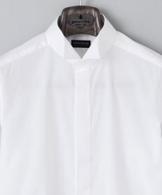 GOTAIRIKU 【WEAR BLACK】ウィングカラー比翼 ダブルカフス ドレスシャツ