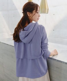 Tiaclasse 【洗える】裏毛バックフレアパーカー