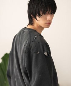 WEGO ショートダメージプルオーバー