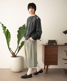 WEGO ショートダメージプルオーバー