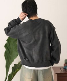 WEGO ショートダメージプルオーバー