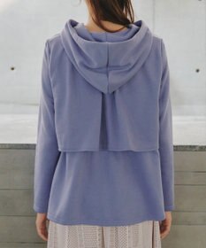 Tiaclasse 【洗える】裏毛バックフレアパーカー