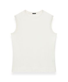 JOSEPH 【洗える】マーセライズコットン　ラウンドネックタンクトップ