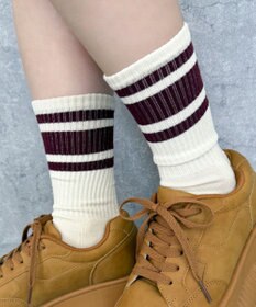 WEGO 底パイルラインソックス