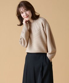 ANY 【洗濯機可能】ソフトアクリル求心ニット