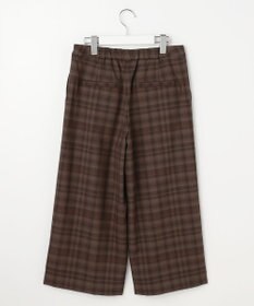 J.PRESS LADIES S milledタータンラメチェック クロップド パンツ