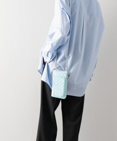 MIYABIYA La quoh with kirakaracho 南蛮七宝プリントレザー スマホポシェット