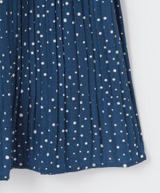 ANY 【2SET】ミニロゴトップス×ドットプリーツスカート セット