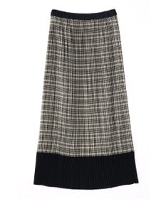 CRAFT STANDARD BOUTIQUE 配色チェックプリーツスカート