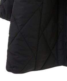 Green Parks ファー衿ダイヤキルト中綿コート