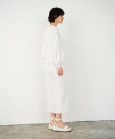 GRACE CONTINENTAL ギャザータフタブルゾン