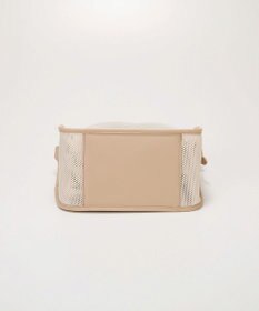 TOPKAPI 【TREASURE TOPKAPI】プリント 巾着バッグ付き メッシュ ワンハンドルバッグ