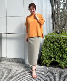 UNFILO 肩釦ハイネックニット