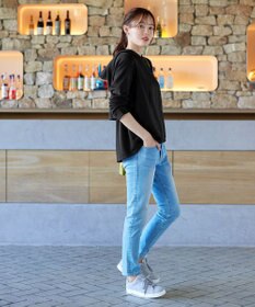 Tiaclasse 【洗える】裏毛バックフレアパーカー