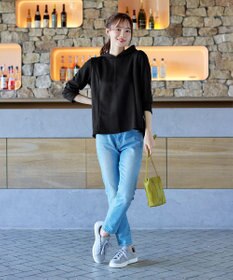 Tiaclasse 【洗える】裏毛バックフレアパーカー