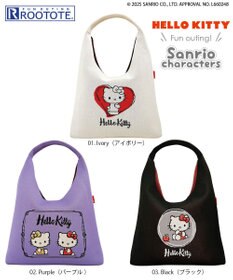 ROOTOTE 8489【A4サイズ収納】IP.ラウンド.ニット.ハローキティ-A