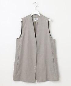 J.PRESS LADIES L 【セットアップ対応・洗える・UVケア・速乾】 OXIJEWELストレッチ ジレ