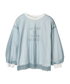 Green Parks チュールドッキングロゴプルオーバー