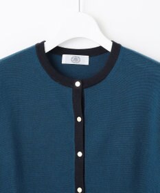 J.PRESS LADIES 【洗える】トリムツイン ニット