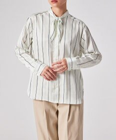 Paul Smith サテンストライプ ブラウス