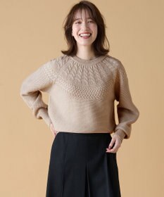 ANY 【洗濯機可能】ソフトアクリル求心ニット