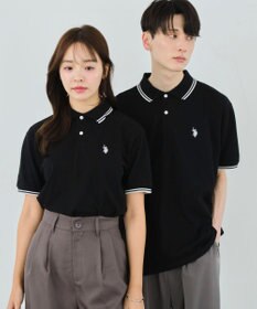 WEGO 【ユニセックス着用ITEM/SMLサイズ展開】別注USPOLOラインポロシャツ