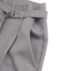 YECCA VECCA 【UVカット/接触冷感/洗える】ベルト付きイージーケアワイドパンツ