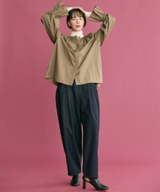 #Newans 【洗濯機可】フルギャザーブラウス