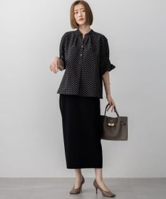 23区 【洗える/吊り干しOK】ヴィスコースストレッチ タイトスカート