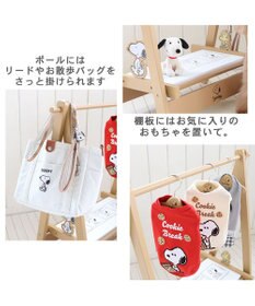PET PARADISE スヌーピー コミック柄 木製 ハンガーラック 【小型犬】