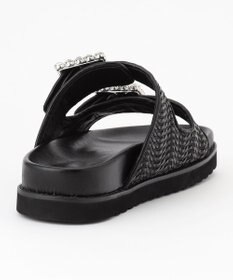 組曲 バックルプラットフォームサンダル