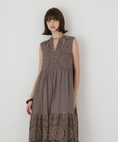 GRACE CONTINENTAL エンブロイダリーワンピース