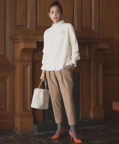 組曲 2WAYウォームストレッチ テーパード パンツ