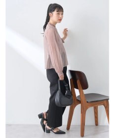 earth music&ecology マジョリカプリーツシアープルオーバー