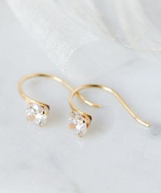 Phoebe 【K10】ブリリアンフックピアス ゴールド