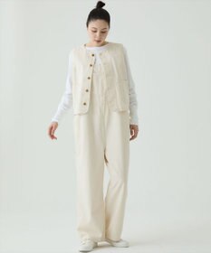 caqu デニムワークベスト