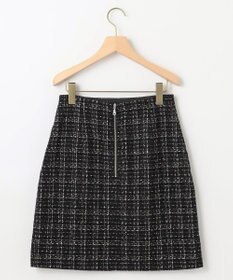 組曲 ラメステッチツイード スカート