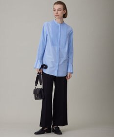 ICB L 【洗える】 トリアセコットンタイプライター シャツブラウス