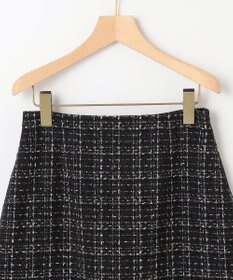 組曲 ラメステッチツイード スカート