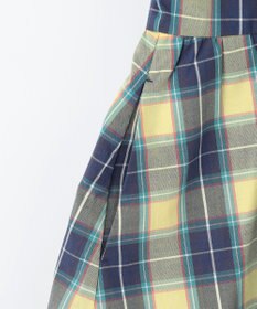 組曲 KIDS 【110-140㎝】チェックフリル ワンピース