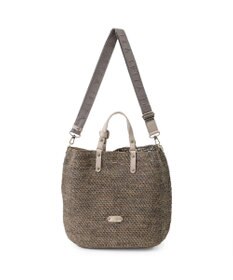 IBIZA ラフィア　2WAYバッグ（草木染め）